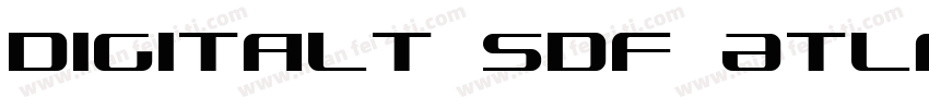 Digitalt SDF Atlas字体转换